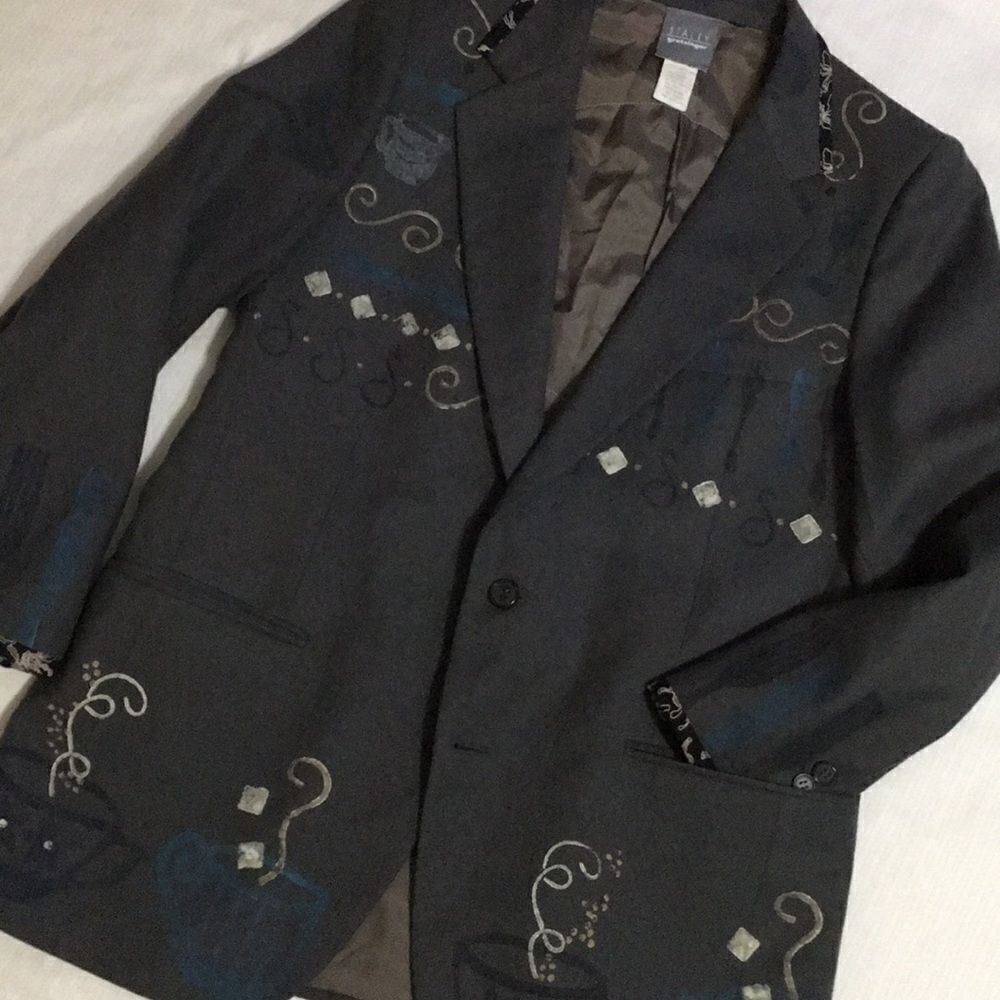 STALEY Gretzinger AMAZING Coffee Motif Jacket